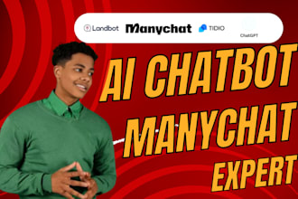 create ai chatbot for your business using chatgpt manychat landbot tidio