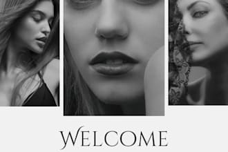 create a clean and feminine training manual or workbook