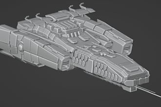 warship model, spaceship interior model, hard surface model, 3d mechs, 3d tank