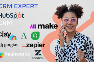 clay com apolio com gorgias freshdesk zendesk make com zapier hubspot