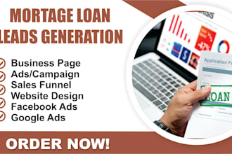 mortage leads mortage loan mortage leads facebook ads google ads video ads