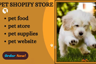 build shopify store shopify website design dropshipping shopify store pet store
