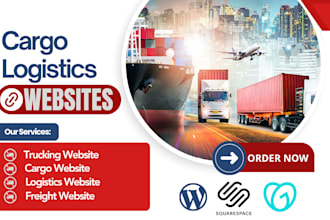 build logistics, trucking, dispatch, cargo, freight, moving company website