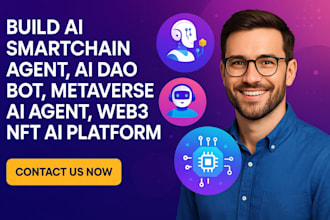 build ai smartchain agent, ai dao bot, metaverse ai agent, web3 nft ai platform