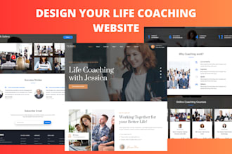 do coaching website, life coach website, consulting website, trainer website