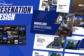 design a stunning powerpoint, pitch deck and presentation template