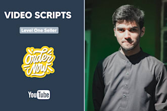 write video scripts for your youtube channel