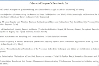 manage entire medical billing rcm cycle for USA doctors
