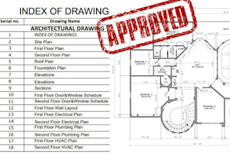 draw stamp architectural plan city permit blueprint elevation floor plan mep adu