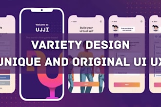 ui UX design, mobile app or website UI UX design