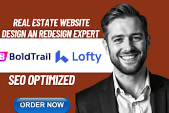 design real estate website and lofty crm expert in spanish