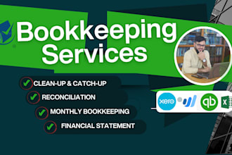 do accounting, bookkeeping error fixing by using  quickbooks xero