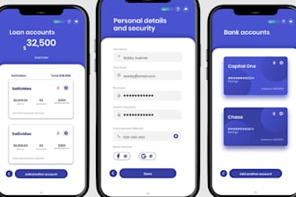 develop mobile app, digital bank app, neobank app, fintech app,crypto wallet app