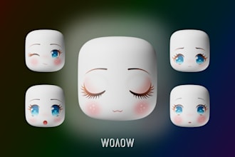 draw roblox block cartoon faces ugc