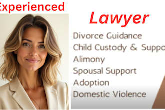 be your lawyer in civil, criminal, family, divorce and tort law disputes
