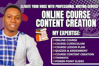 create ebook online course, lesson plan, online course creation on teachable
