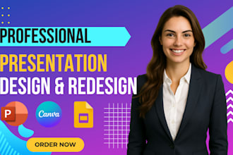 design powerpoint presentation google slides pitch deck canva template