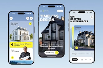 develop construction app, construction website, project management app
