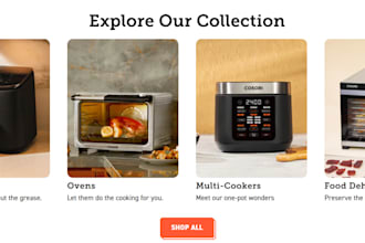 design highly profitable home appliances gadget kitchen appliances shopify store