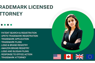 be your USA trademark attorney, patent attorney, amazon brand registry expert