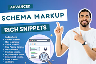 do schema markup, structured data, rich snippets to boost SEO in 24 hours