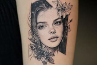 make professional minimalist tattoo design