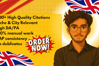 do 200 top high quality niche relevant uk local citations
