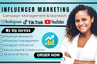 be influencer manager instagram outreach and collaboration marketing campaign