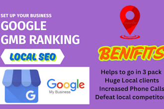 google business profile listing gmb optimization ranking and local seo setup