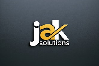 design bold initial letter, typography and font logo
