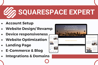 do squarespace website design for food, art, apparel, beauty, fitness, pet brand