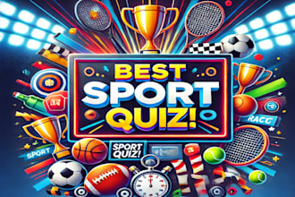 create a custom sports quiz
