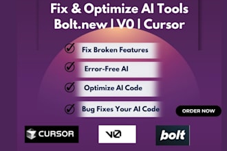 build react next js using bolt, lovable, v0, cursor ai, shadcn ui, supabase