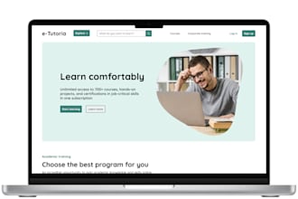 convert figma to responsive HTML, CSS, tailwind landing page