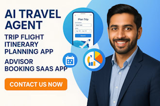code ai travel agent trip flight itinerary planning app advisor booking saas app