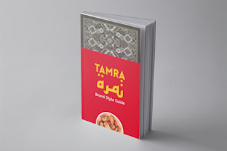 create a professional brand book and visual identity package