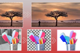extend background,remove object,color change bulk photo edit