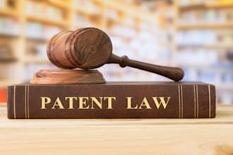 file a patent application, utility and design, as your licensed attorney