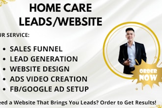 home care leads home care home care website elderly care leads elderly care logo