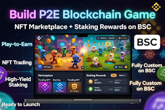 build blockchain game app, wallet integration, rust smart contracts, , web3 dapp