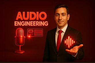 be your audio  editing engineer clean mix and fix audio