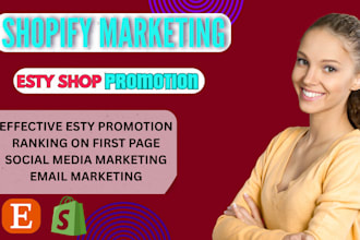 promote shopify marketing, etsy shop promotion, boost organic website traffic
