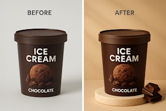 do high quality product photo retouching and manipulation