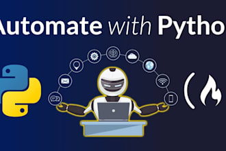 develop python bot for web scrapping, automation
