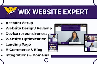 wix redesign, wix design, update wix content, wix booking system, wix membership