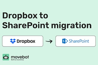 migrate your dropbox data to sharepoint onedrive or any cloud storage