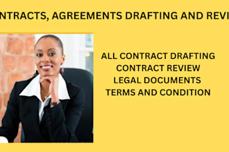 be your contract lawyer for agreements, contracts, nda, and privacy policy