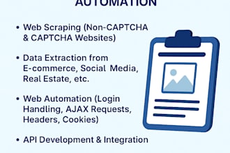 scrape any website and extract data into CSV, json, or excel