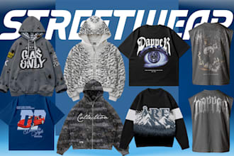 design tshirt, sweatsuit dope streetwear clothing brand