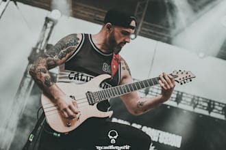 record high quality electric guitar tracks for your song